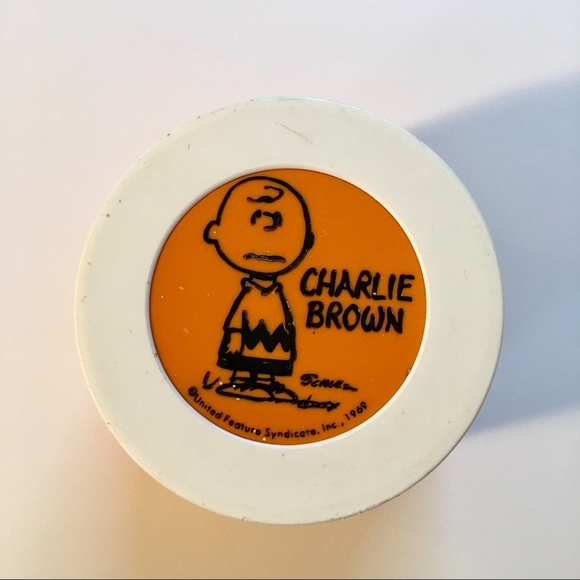 Vintage Charlie Brown Mini Insulated Thermos - Picture 1 of 4